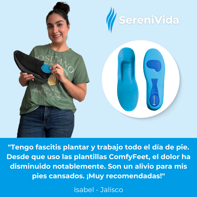 Plantillas ComfyFeet™️ - Disfruta de días sin dolor, sin tratamientos caros ni visitas al médico...