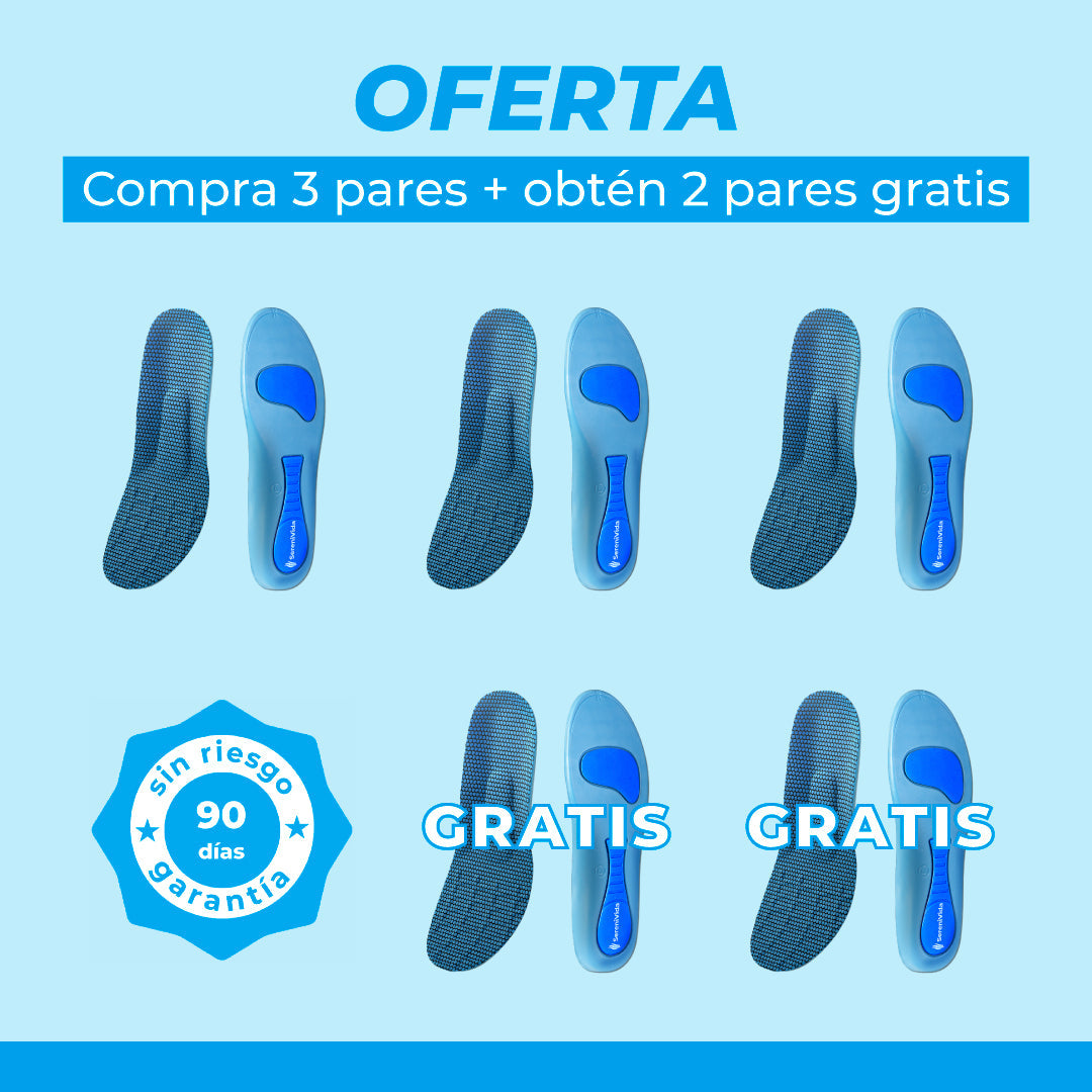 Plantillas ComfyFeet™️ - Disfruta de días sin dolor, sin tratamientos caros ni visitas al médico...